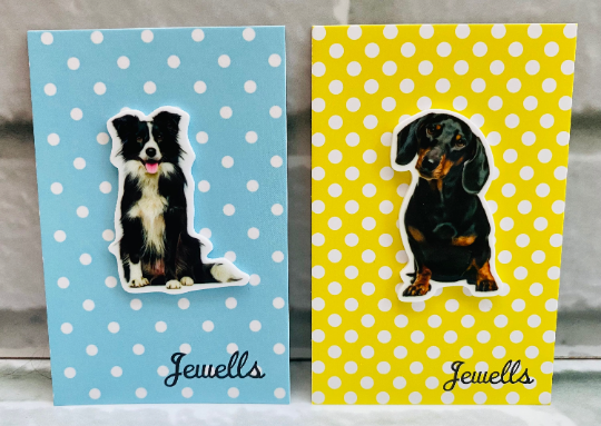 Dog resin brooch - Westie Yorkie Daschund Retriever Spaniel