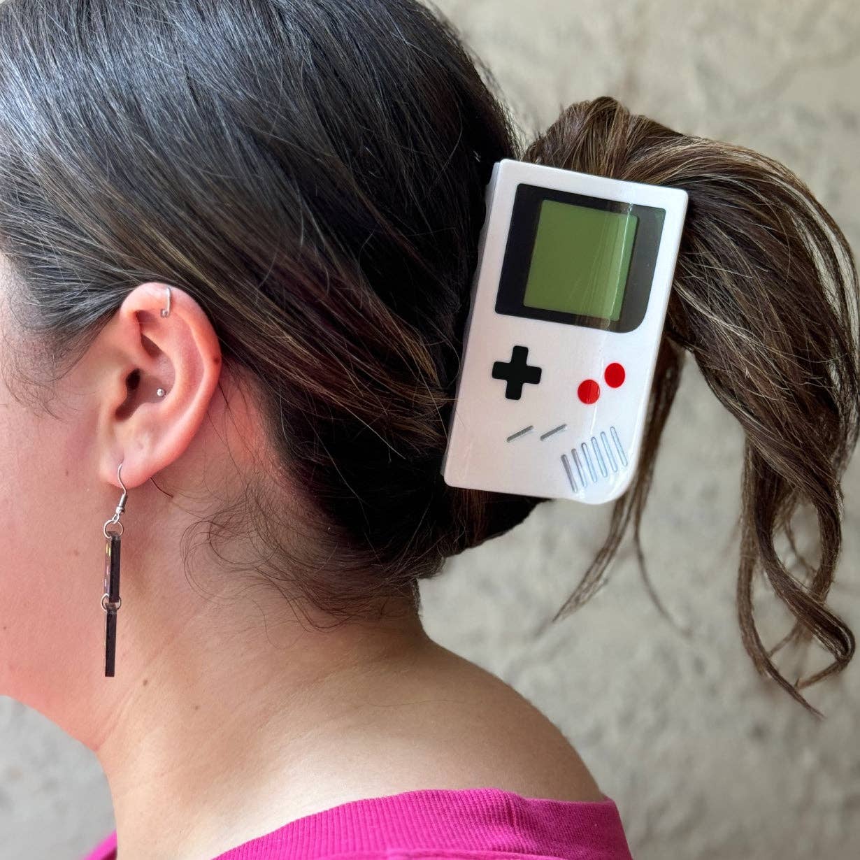 Gamer Hair Claw Clip