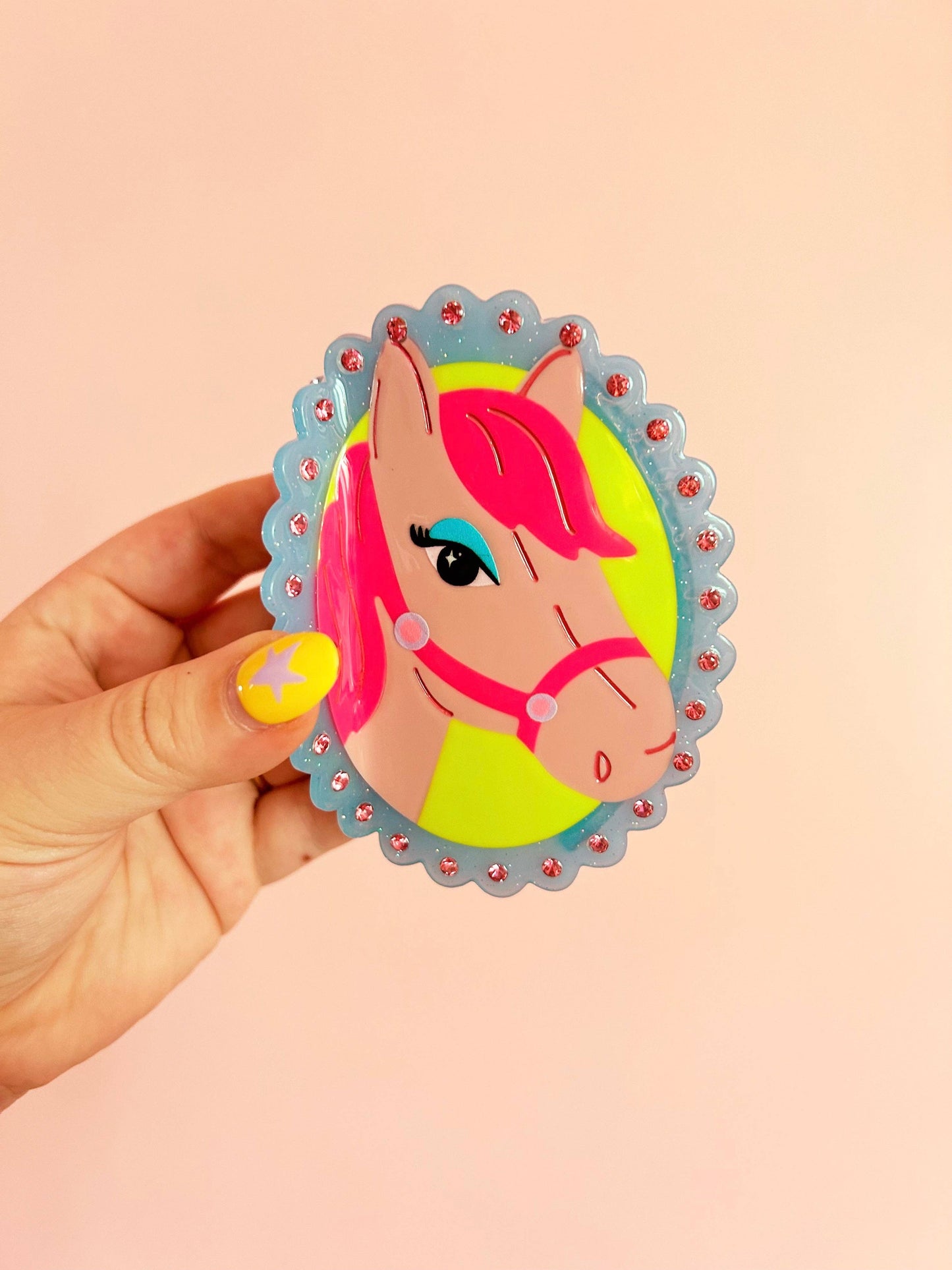 Pink Pony Hair Claw SALE WAS £16.50