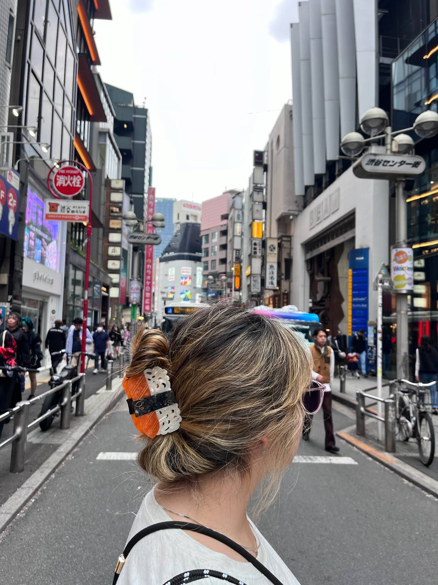 Hand-painted Sushi Claw Hair Clip | Eco-Friendly