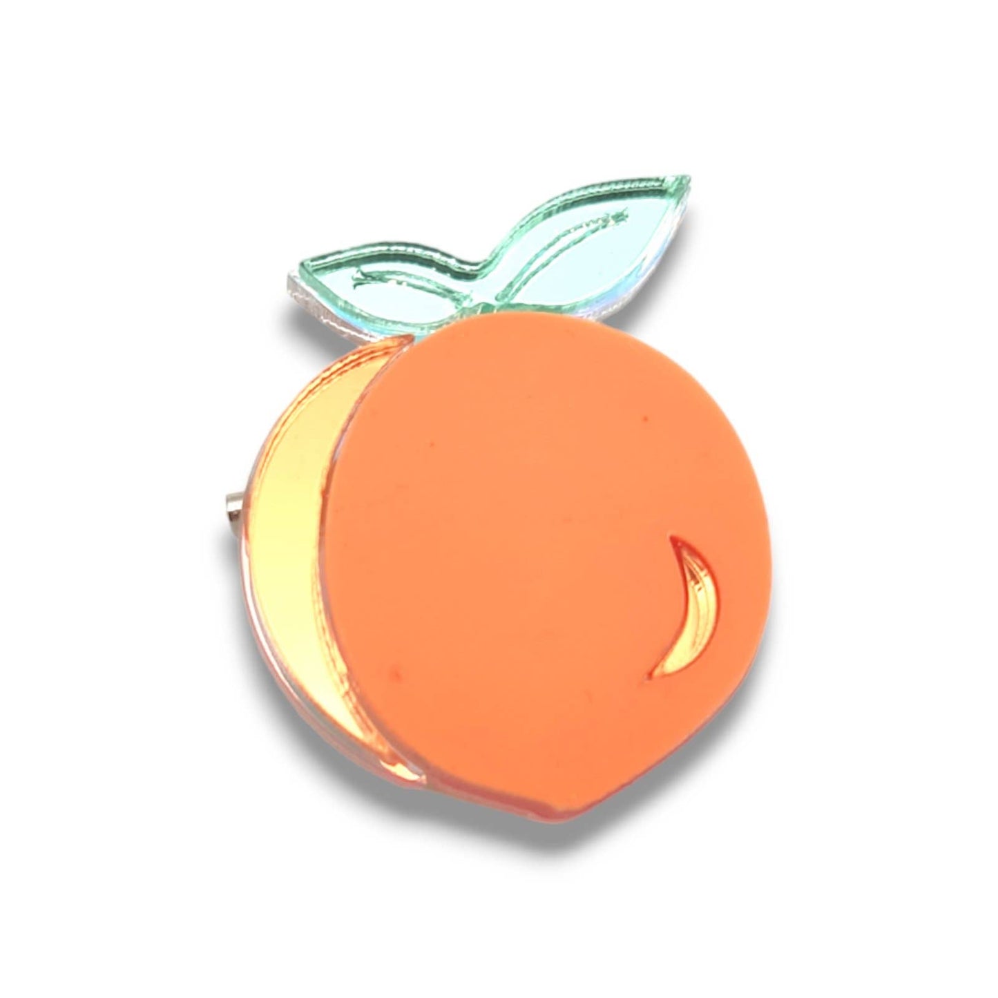 Peach Mini Brooch PRICED TO CLEAR WAS £7.50