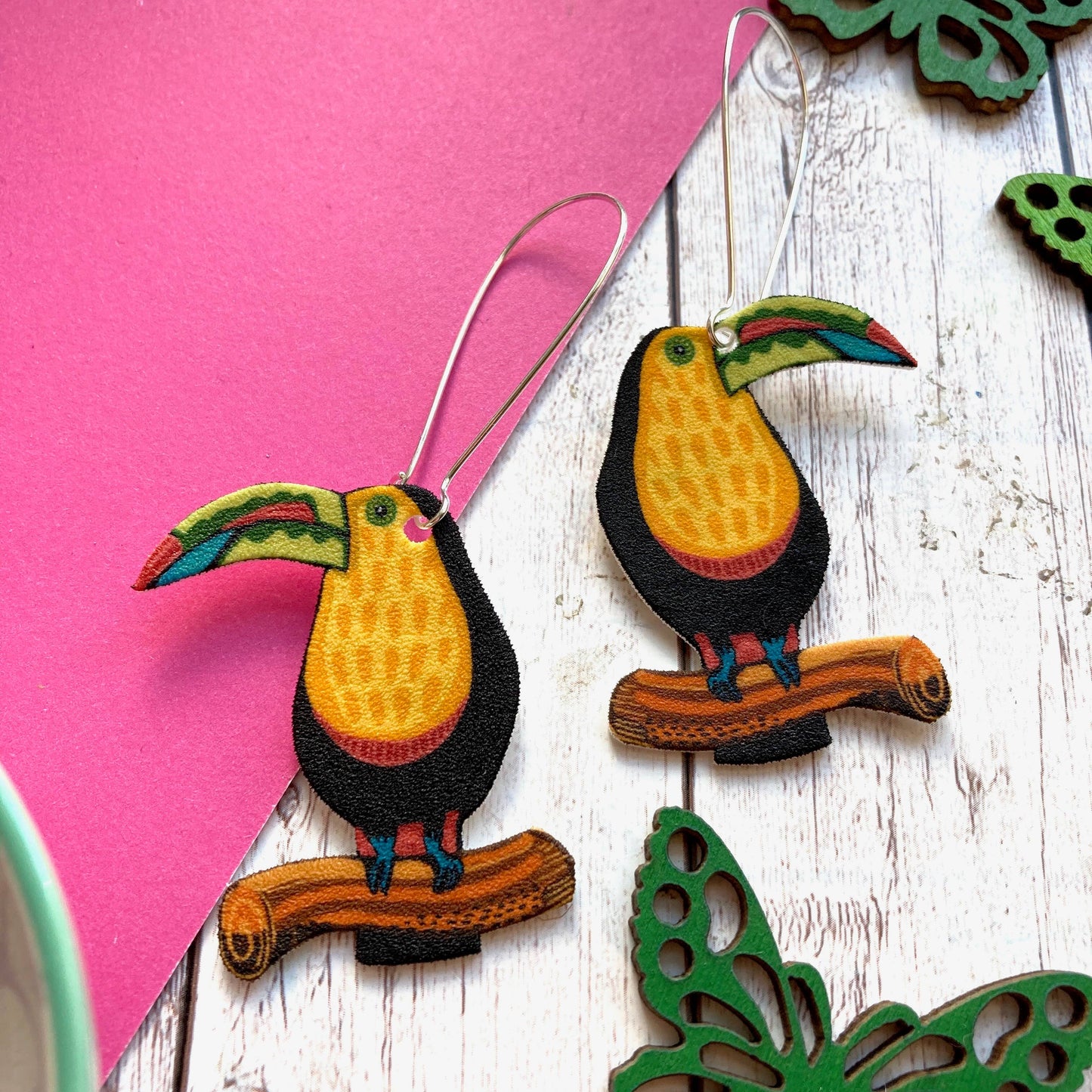 Toucan Drop Earrings REDUCED TO CLEAR WERE £12