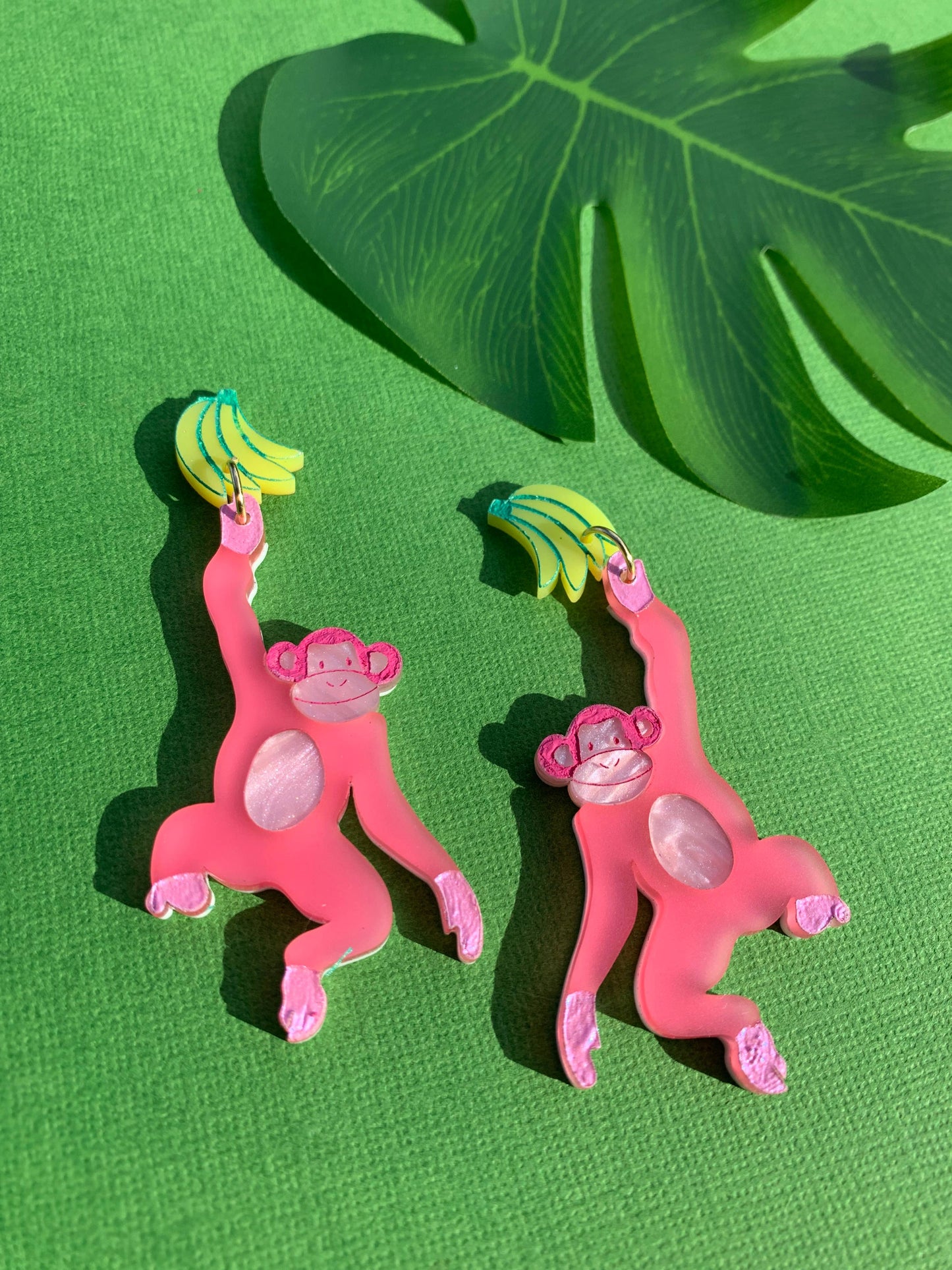 Monkey Business earrings