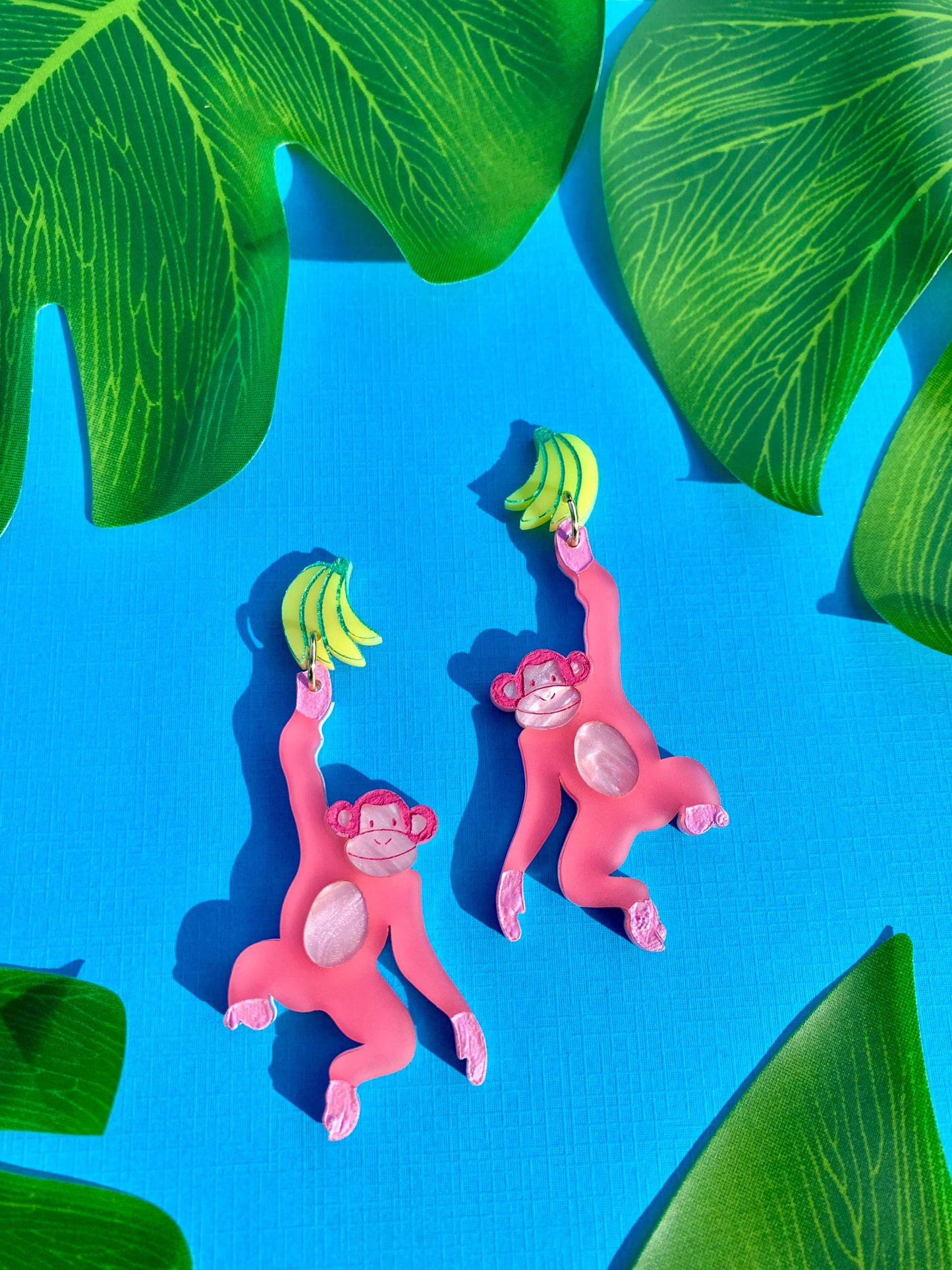 Monkey Business earrings