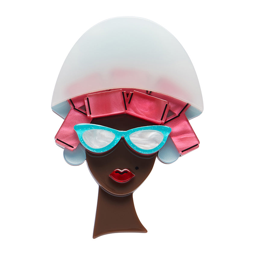 Fancy New Do Brooch