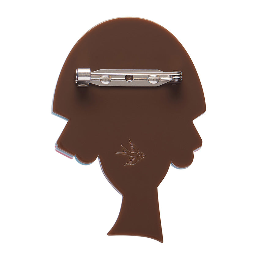 Fancy New Do Brooch