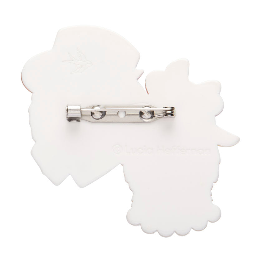 The Enamoured Alpacas Brooch