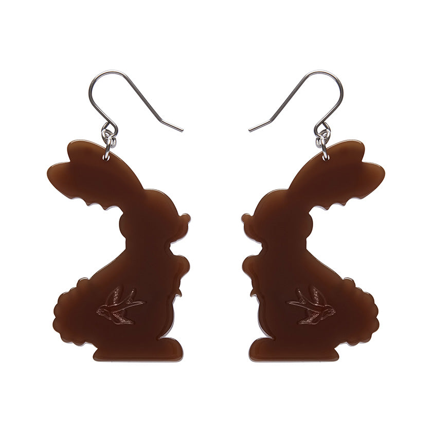 Cocoa the Bunny Drop Earrings