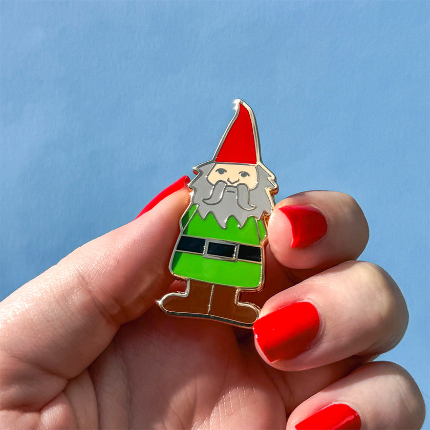 Theres No Place Like Gnome Enamel Pin