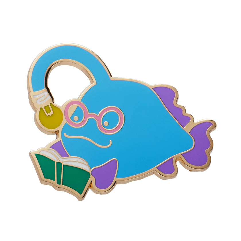 Bright Eyed Bibliophile Enamel Pin