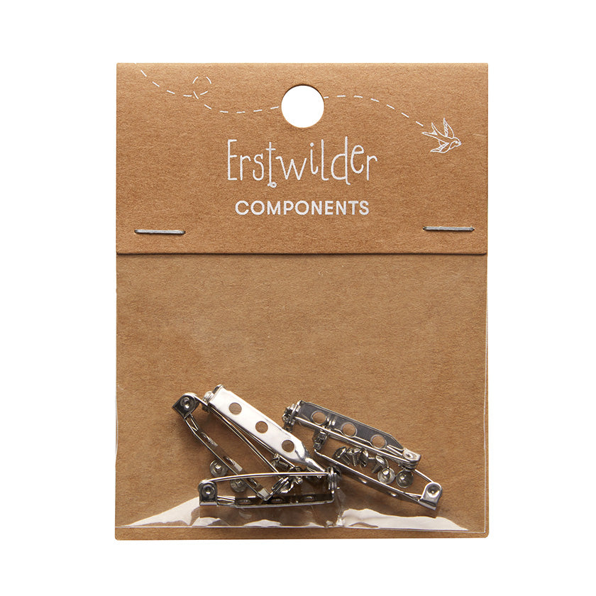 Erstwilder brooch 28 mm brooch clasps - pack of 5