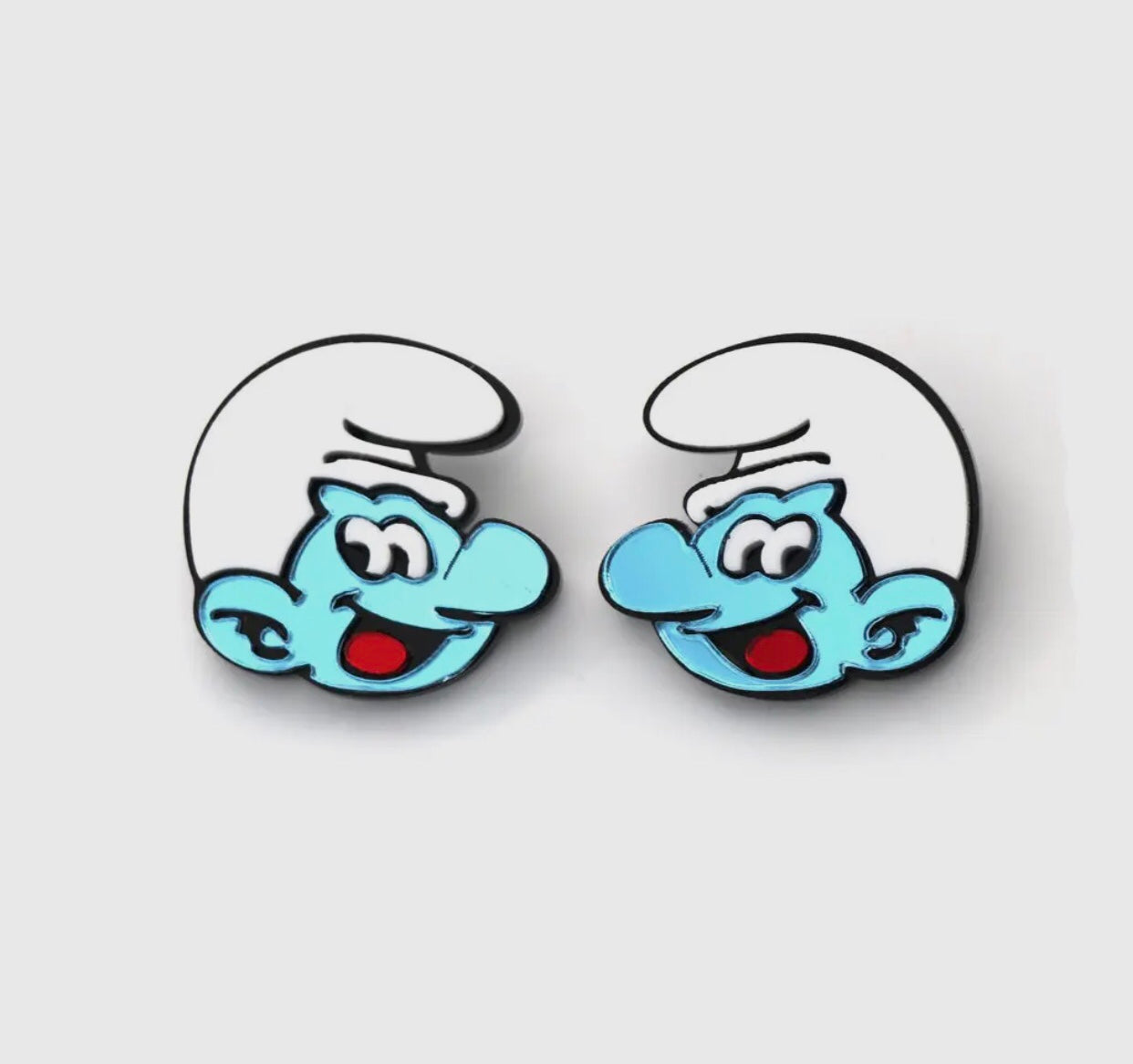 Hefty Smurf Earrings PRICED TO CLEAR WAS £17.50