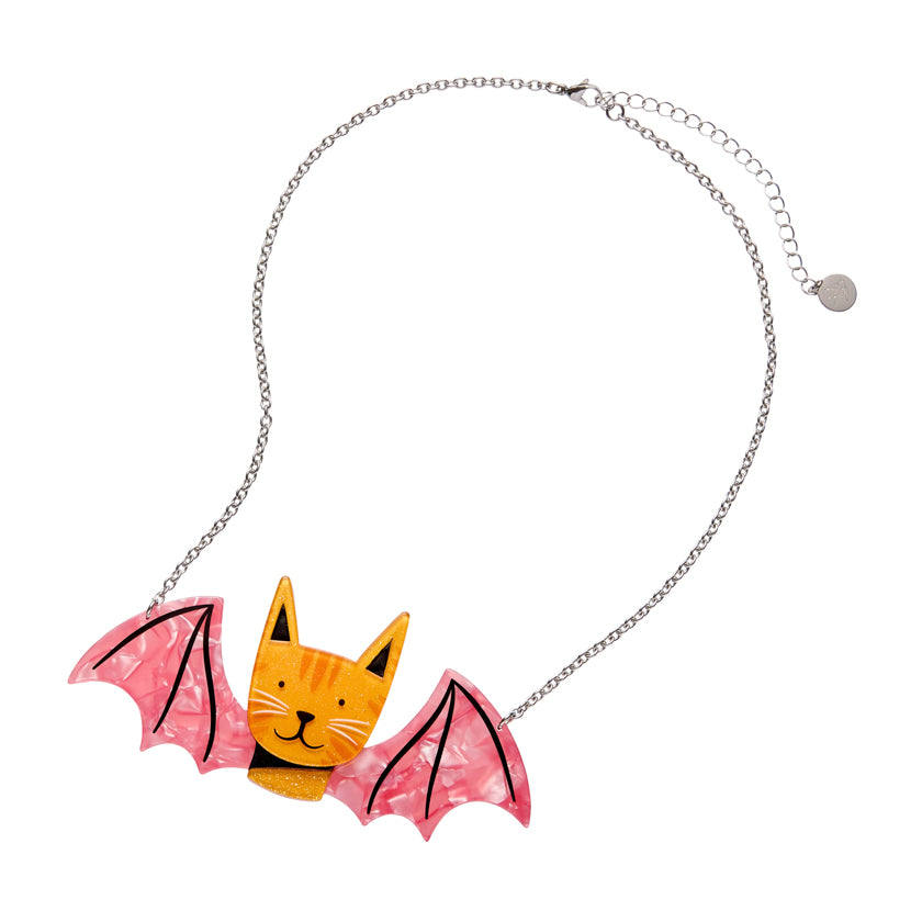 Winged Kitty Necklace