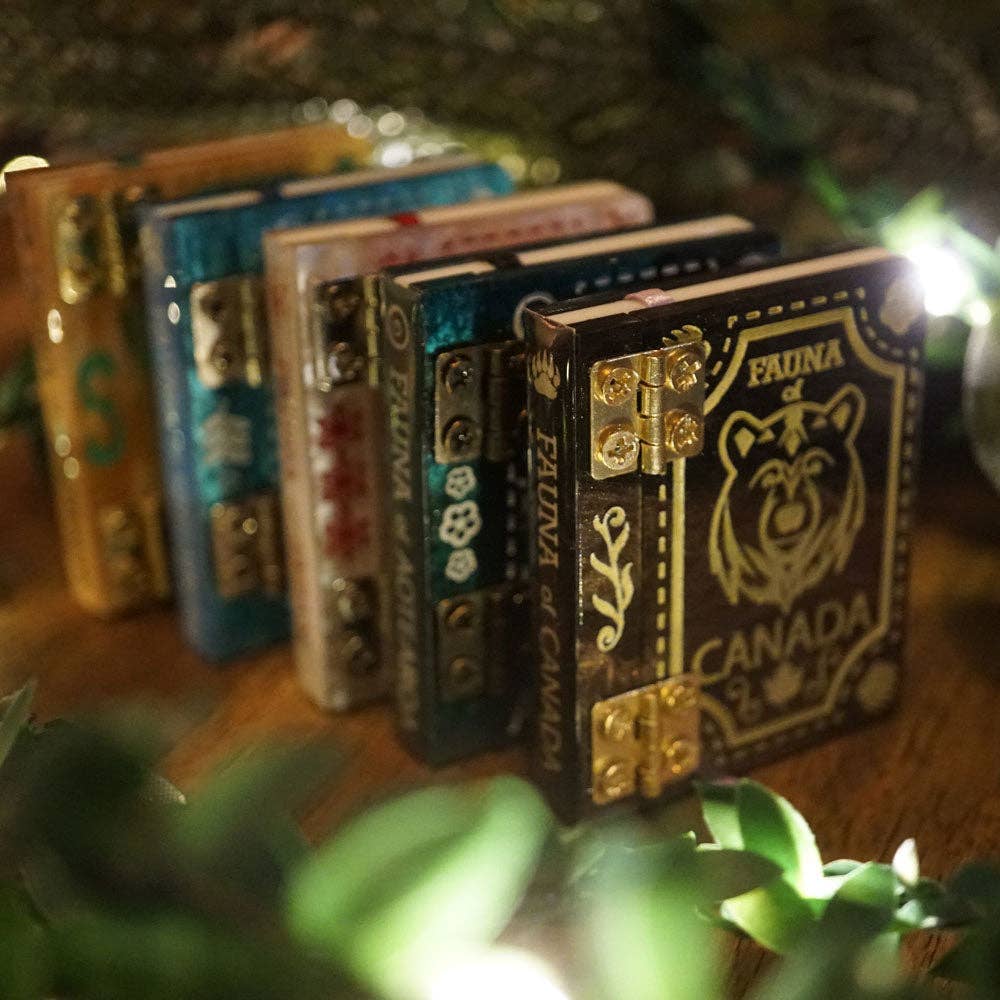 Japan Book Brooch