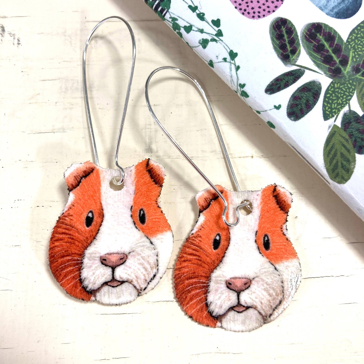 Guinea Pig Drop Earrings. REDUCED TO CLEAR WERE £12