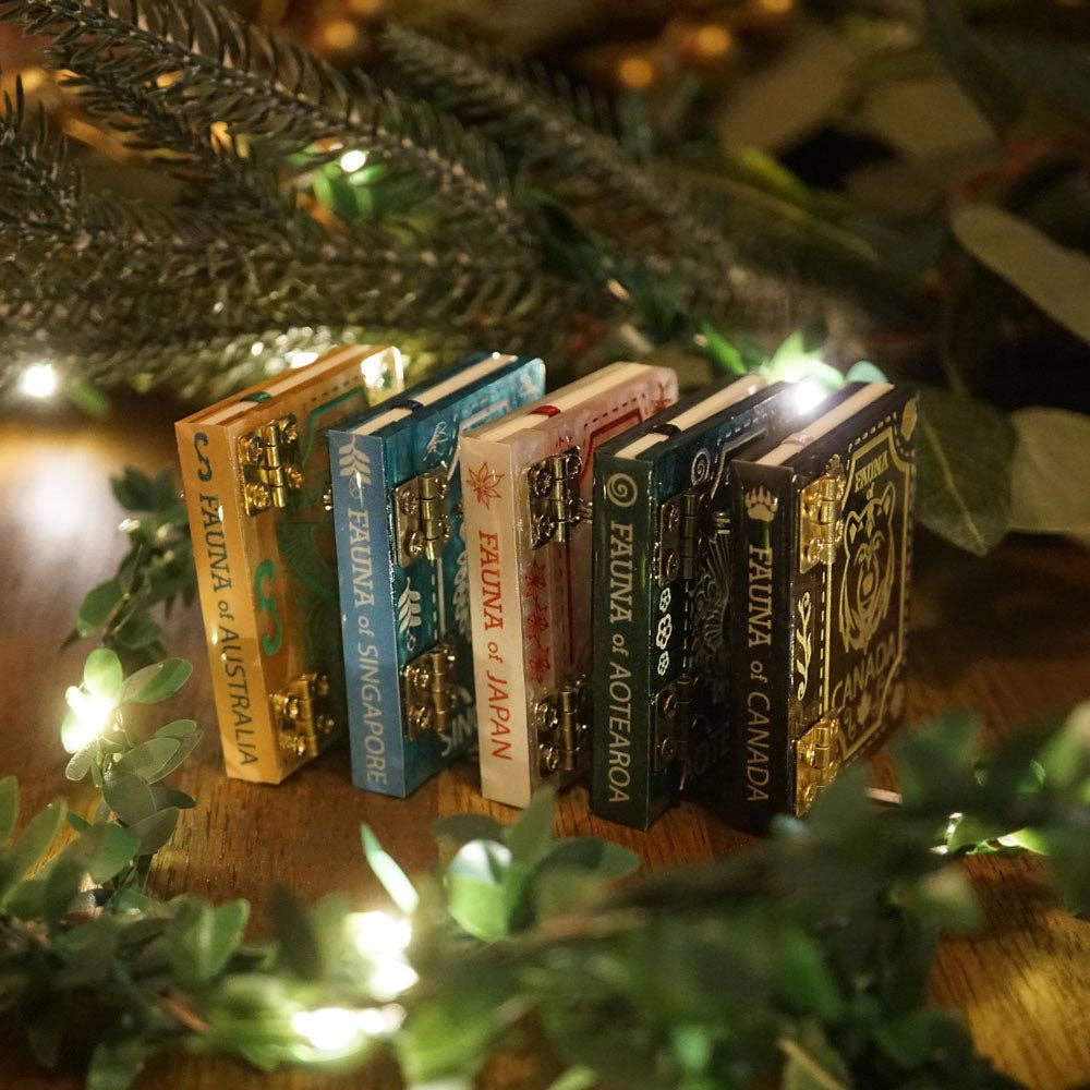 Japan Book Brooch