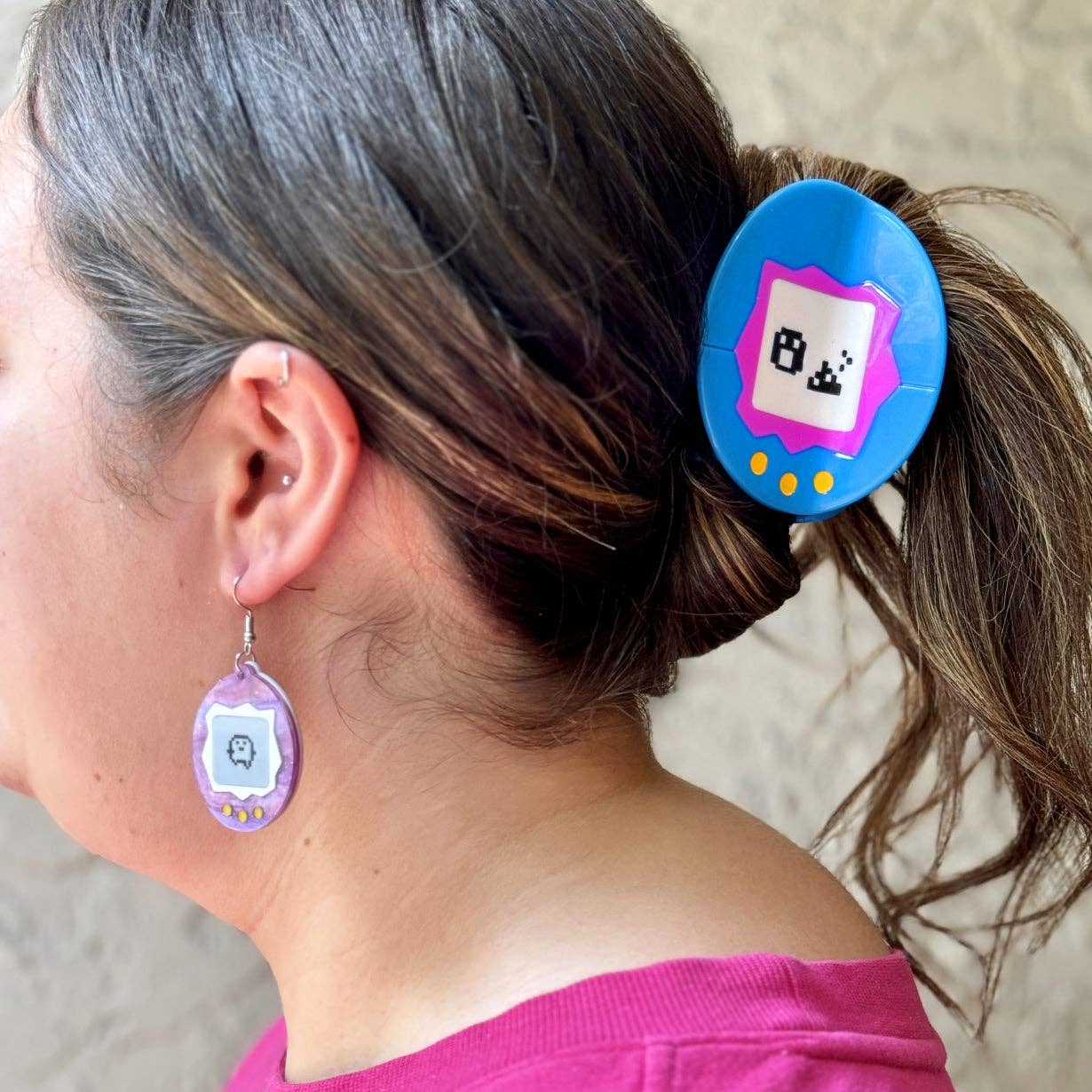2000's Baby Robot Hair Claw Clip