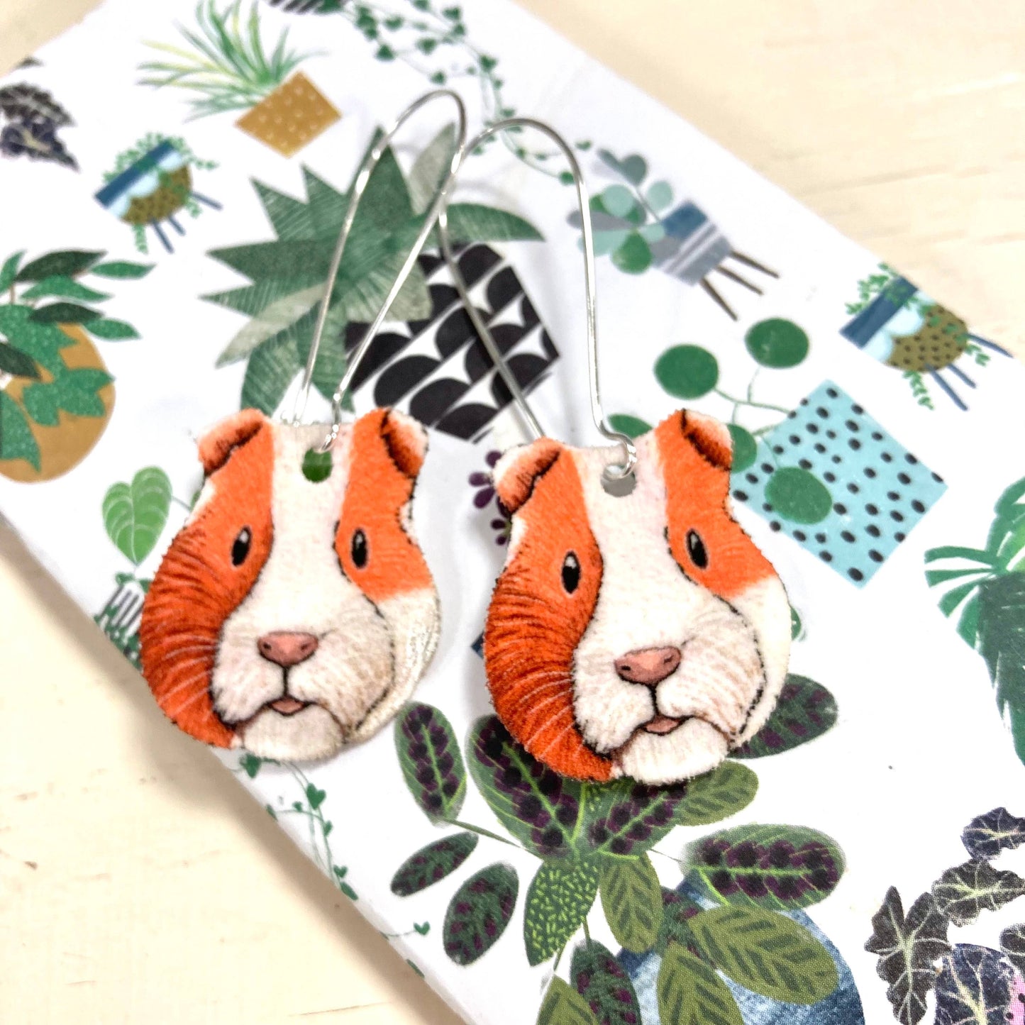 Guinea Pig Drop Earrings. REDUCED TO CLEAR WERE £12