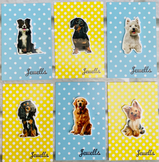 Dog resin brooch - Westie Yorkie Daschund Retriever Spaniel