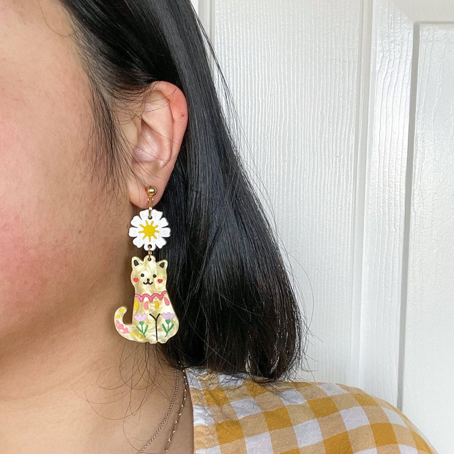 Spring Cat Friends Earrings