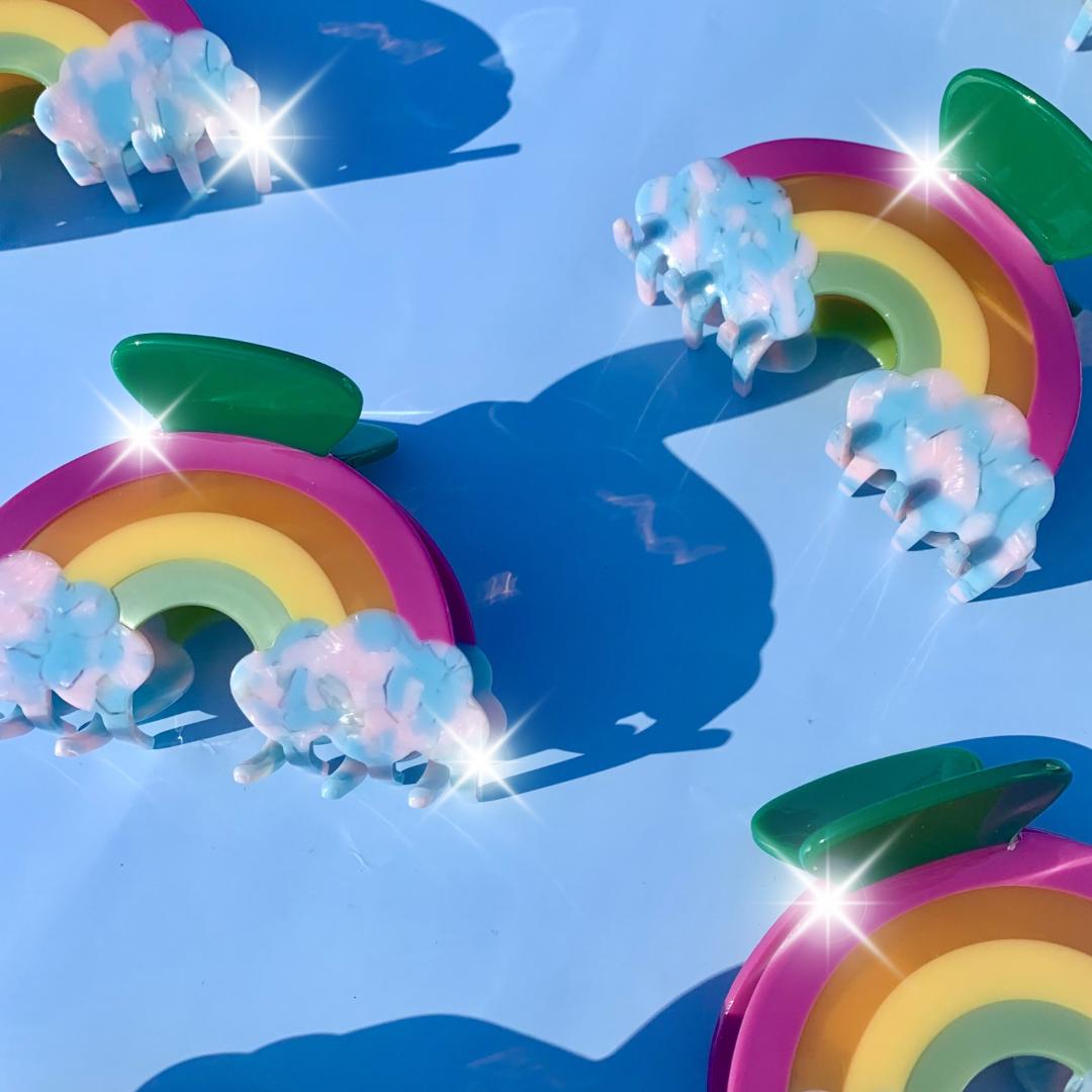 Rainbow Hair Claw