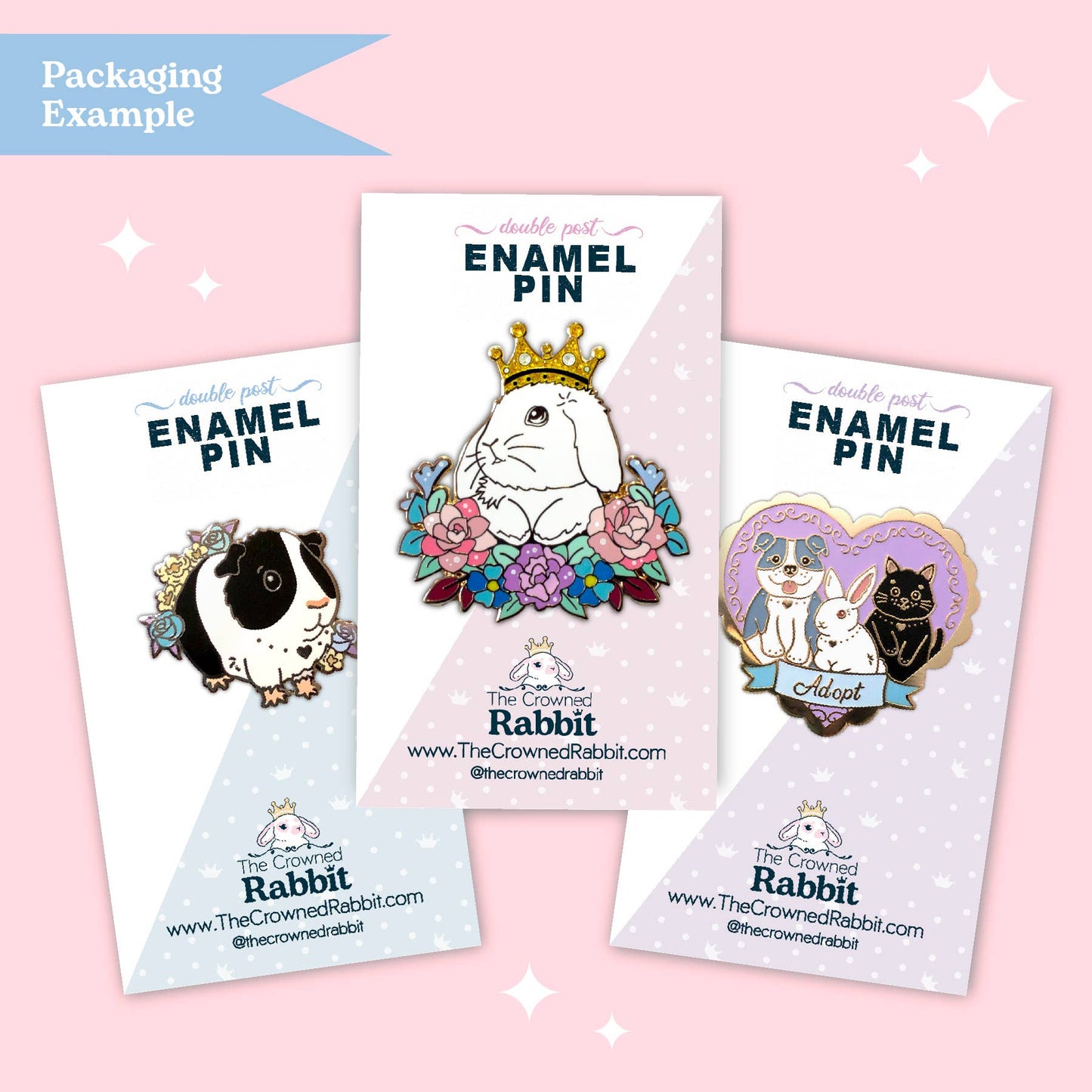 Magical Spell Book Rabbit Enamel Pin