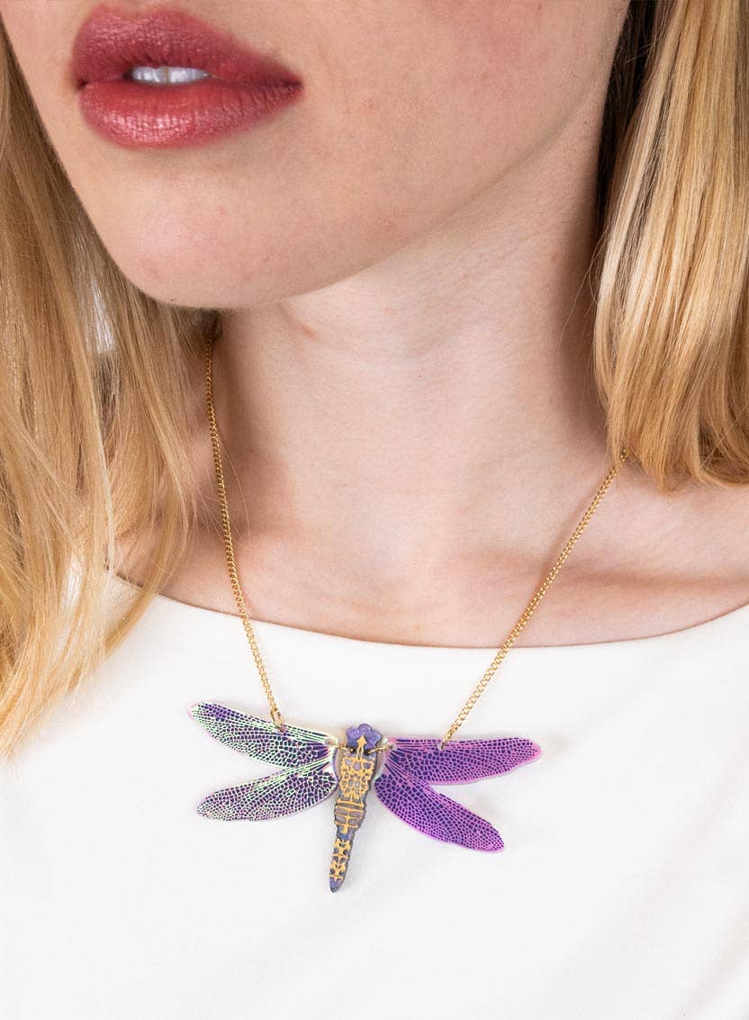 Damselfly Necklace