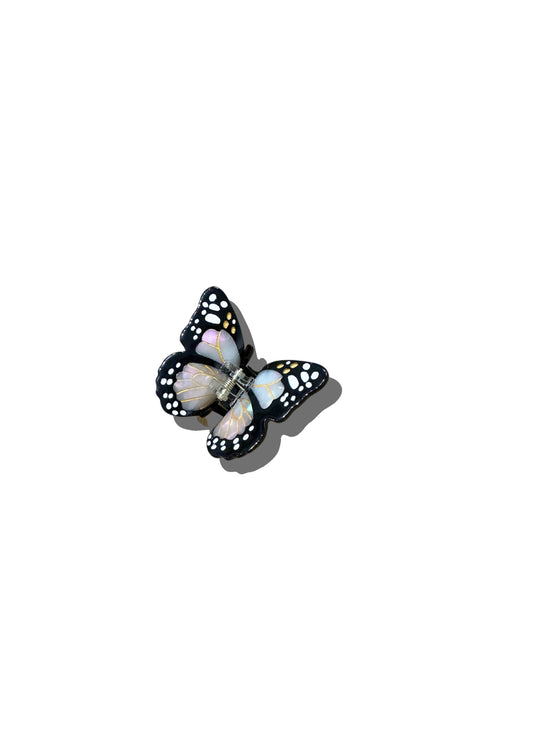 Hand-painted Mini Monarch Claw Hair Clip | Eco-Friendly