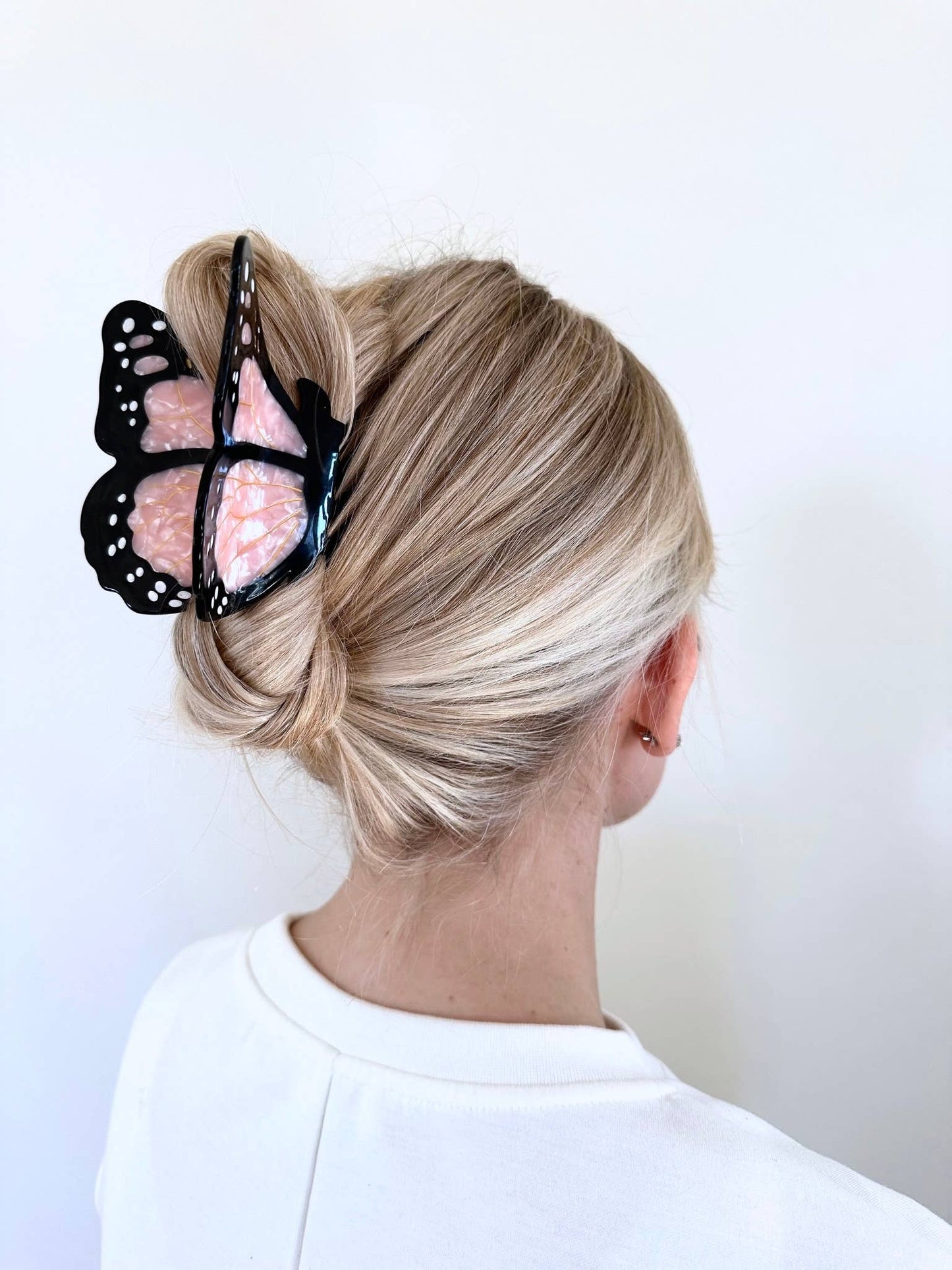 Monarch Butterfly Claw Hair Clip