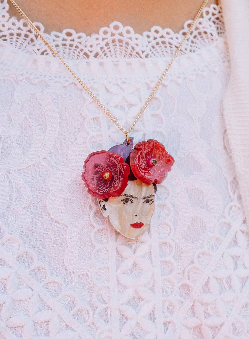 Frida Kahlo Pendant - pre order expected before end of July