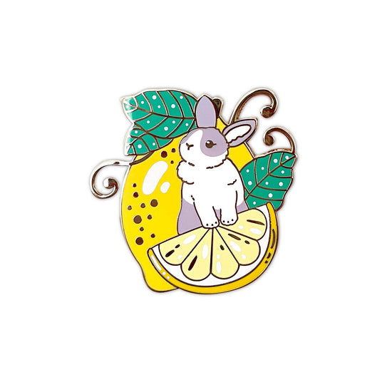 Lemon Rabbit Enamel Pin - expected mid August - reserve now!