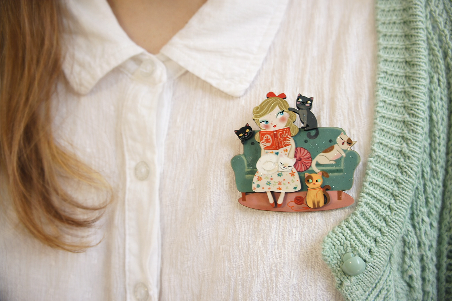 Cat Lover Brooch - expected 10th June