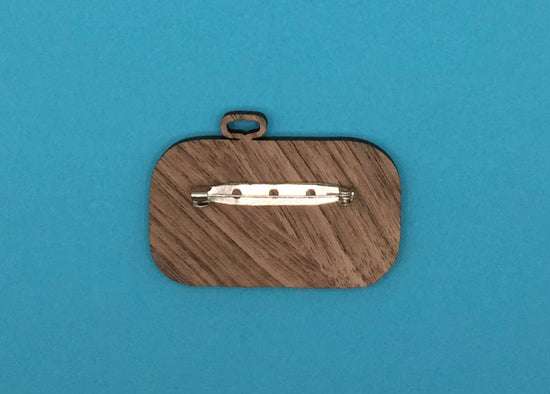 Sardines in a Tin Pin Brooch / Nautical Pin Badge