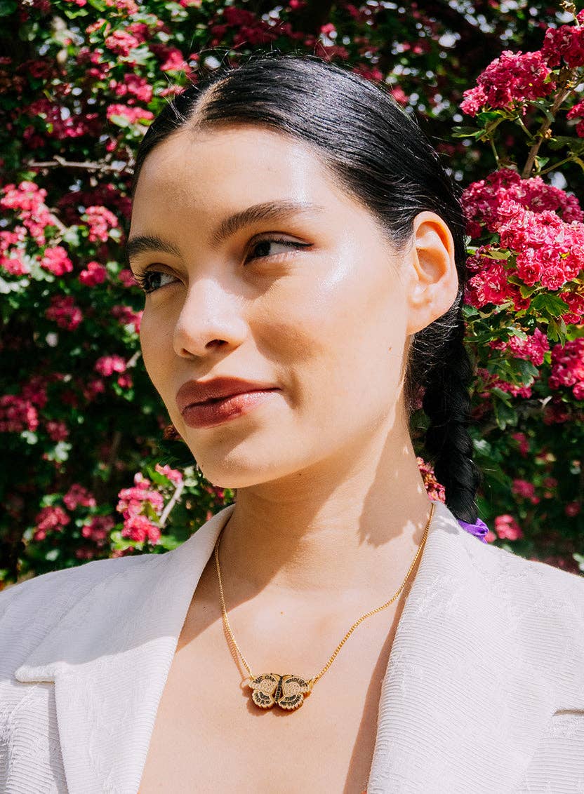 Frida Kahlo Butterfly Necklace - pre order expected before end of July