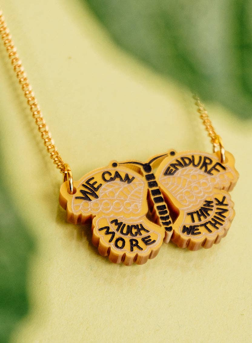 Frida Kahlo Butterfly Necklace - pre order expected before end of July