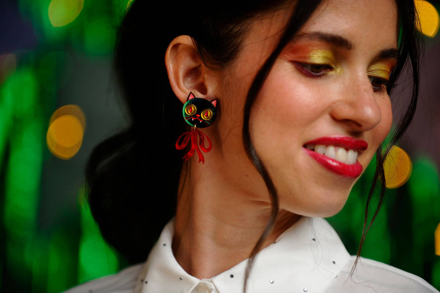 Vampire Kitten Earrings  - RESERVE NOW (stock expected around 16/9)