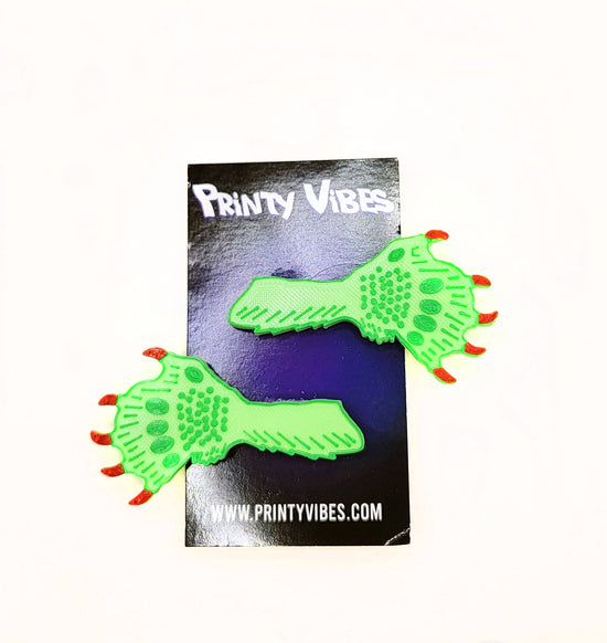 Creature Claws Horror Movie Hair Clips