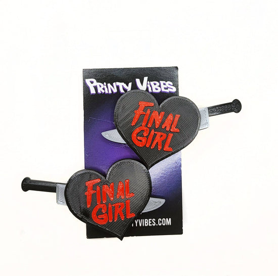 Final Girl Horror Movie Hair Clips