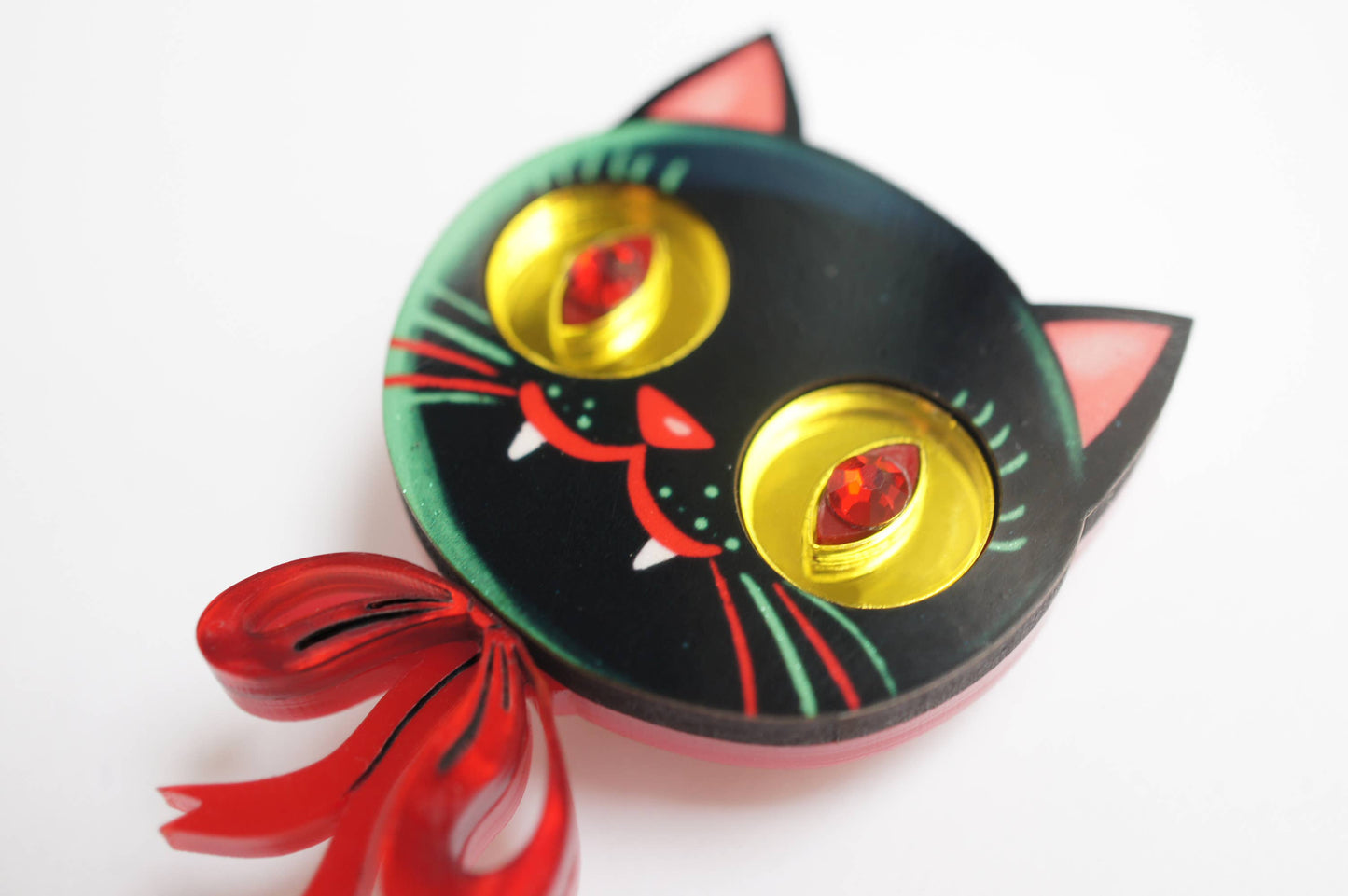 Vampire Kitten Brooch  - RESERVE NOW (stock expected around 16/9)
