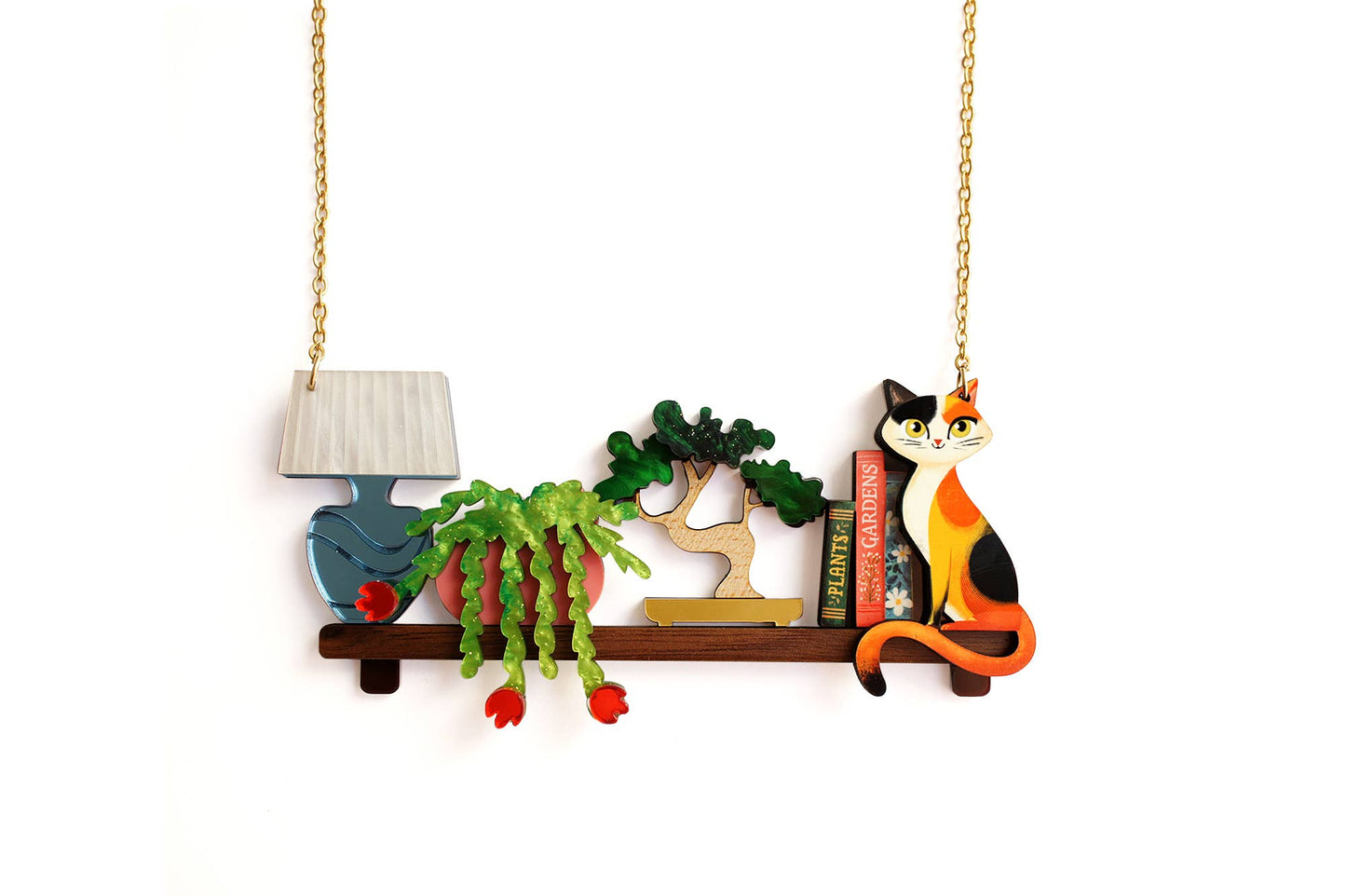 Necklace - Shelf Plants And Cat - expected 10th June