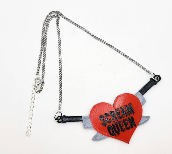 Scream Queen Horror Movie Statement Necklace