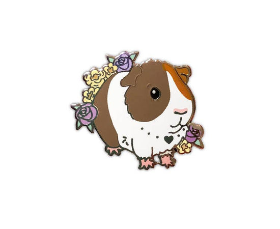 Calico Guinea Pig Enamel Pin - expected mid August - reserve now!