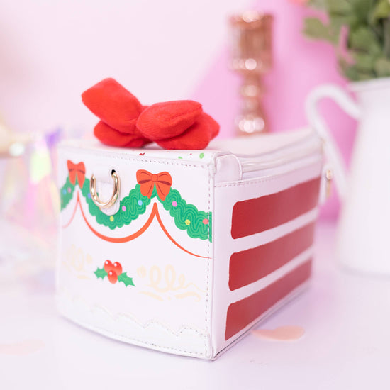 Piece of Festive Cake Slice Handbag