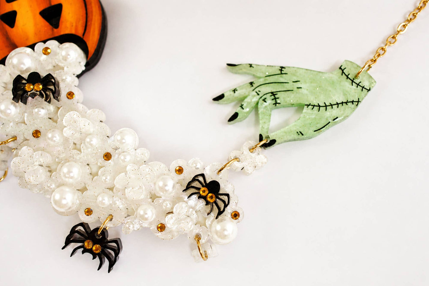 Halloween Popcorn Necklace  - RESERVE NOW (stock expected around 16/9)