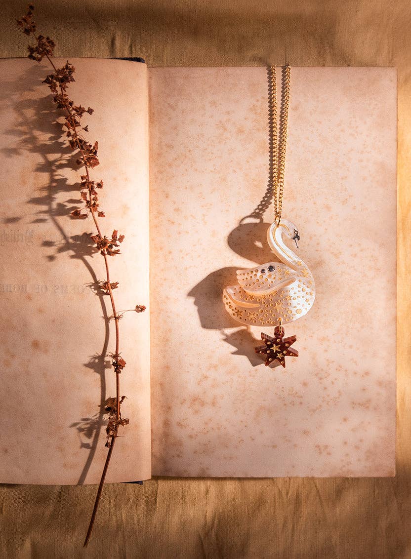 Enchanted Swan Pendant