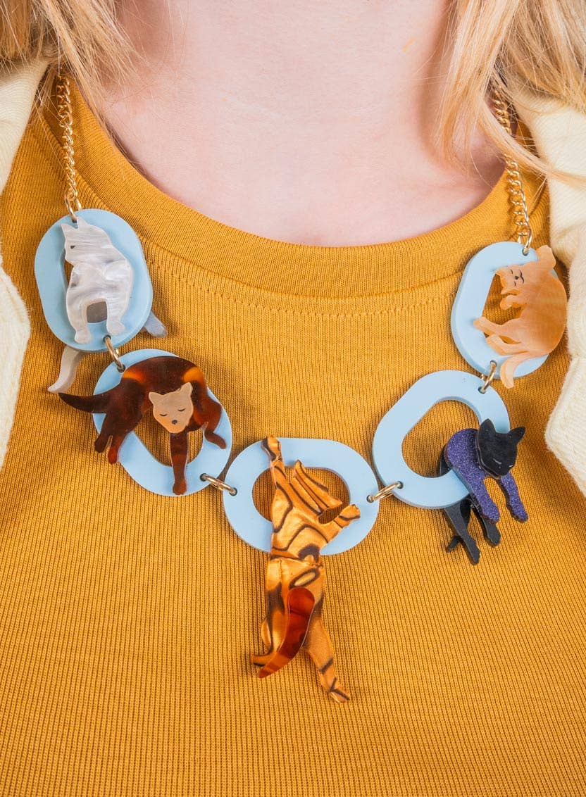 Little Cats Chain Necklace