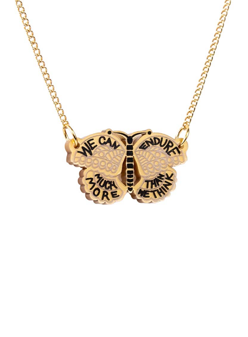 Frida Kahlo Butterfly Necklace - pre order expected before end of July