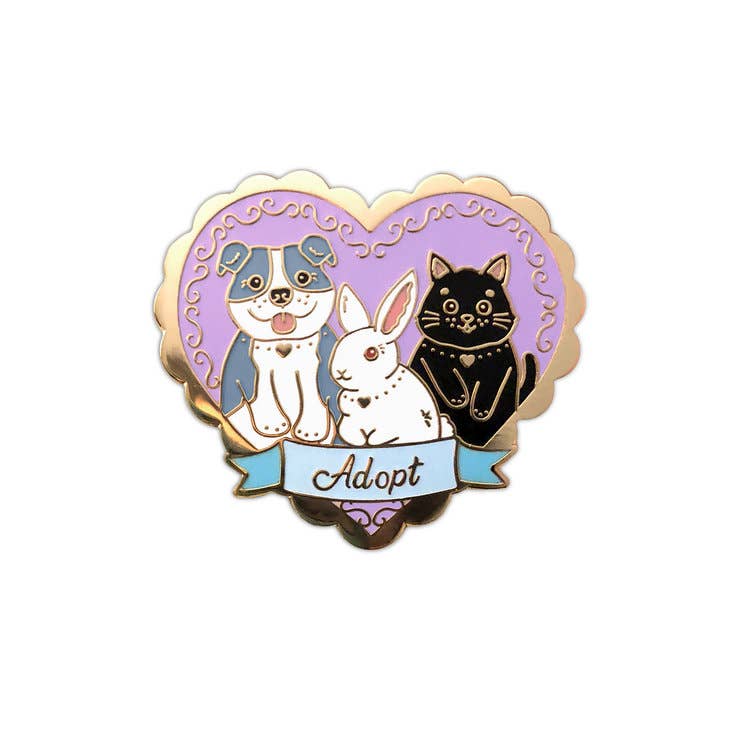 Adopt Enamel Pin - expected mid August - reserve now!