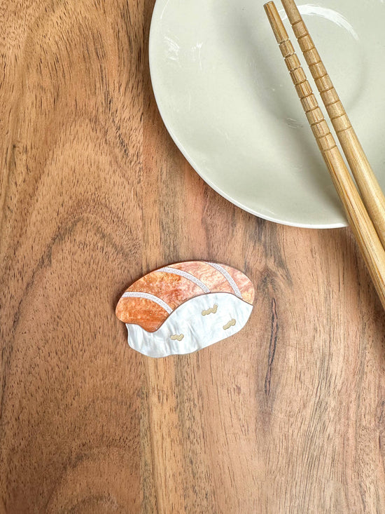 Salmon Sushi Brooch