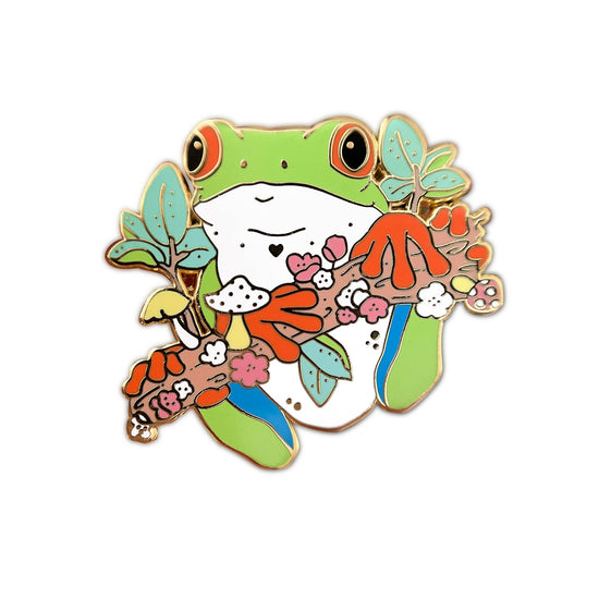 Tree Frog Enamel Pin - expected mid August - reserve now!